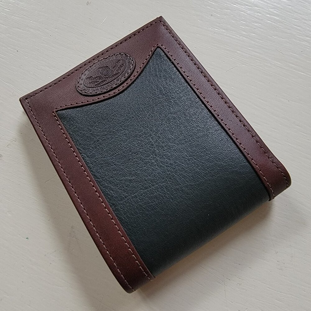 Orvis All Leather Men's Folding 10-Slot Billfold Wallet New in Box, Made in USA